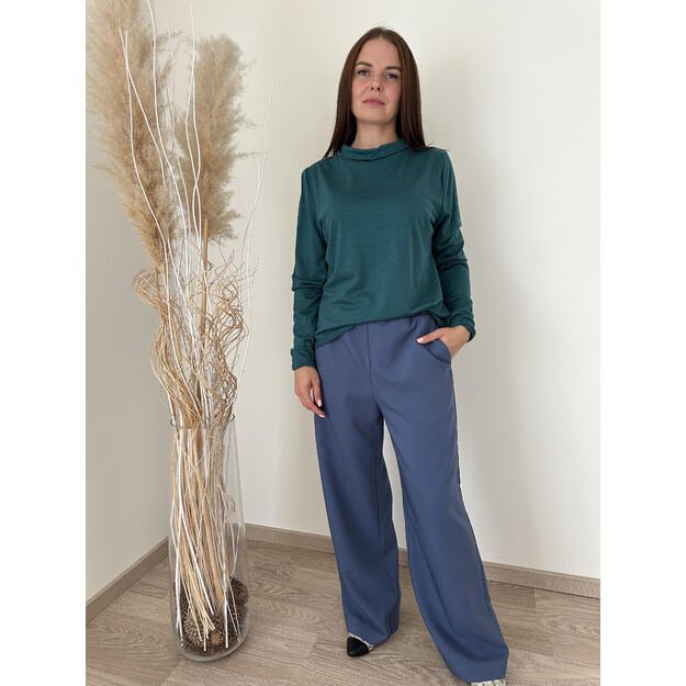 Smaragdo spalvos merino palaidinė