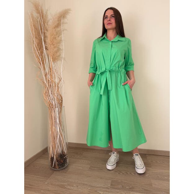 Žalsvos spalvos suknelė