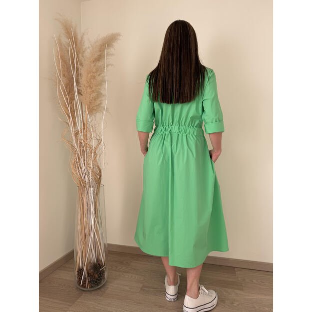 Žalsvos spalvos suknelė 3