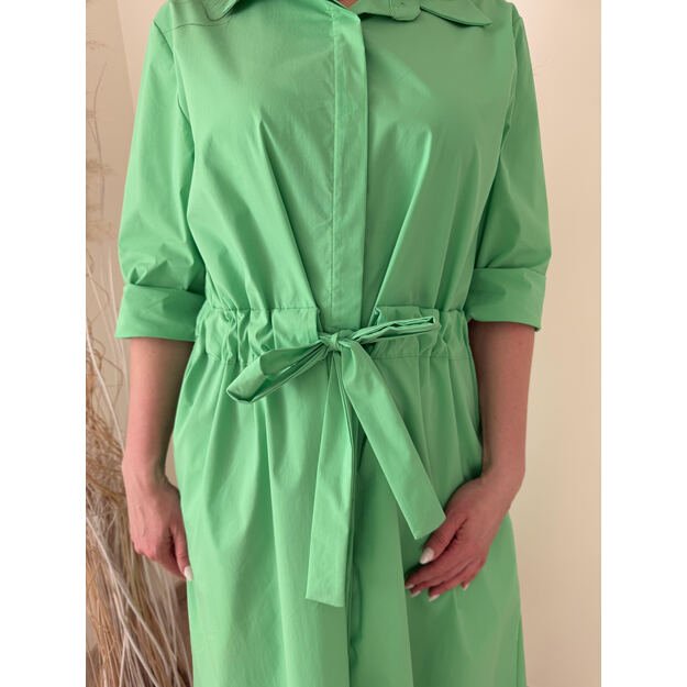 Žalsvos spalvos suknelė 4