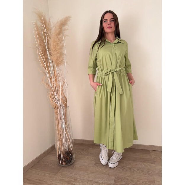 Chaki spalvos suknelė 1