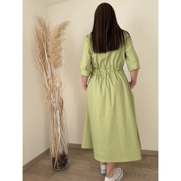 Chaki spalvos suknelė 4