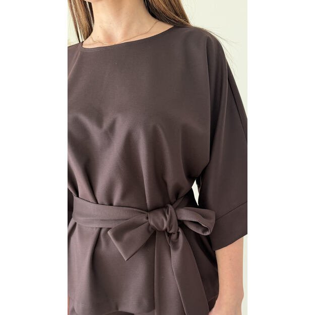 Šokolado spalvos kostiumėlis 5